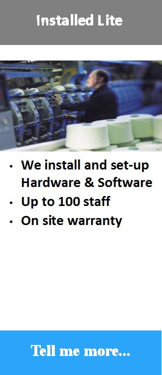 Mid range Professionally installed and supported time attendance software solution