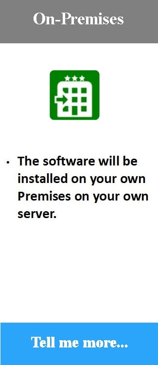 Time Attendance software installed locally on your premises