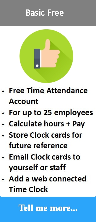 Free cloud time attendance solution